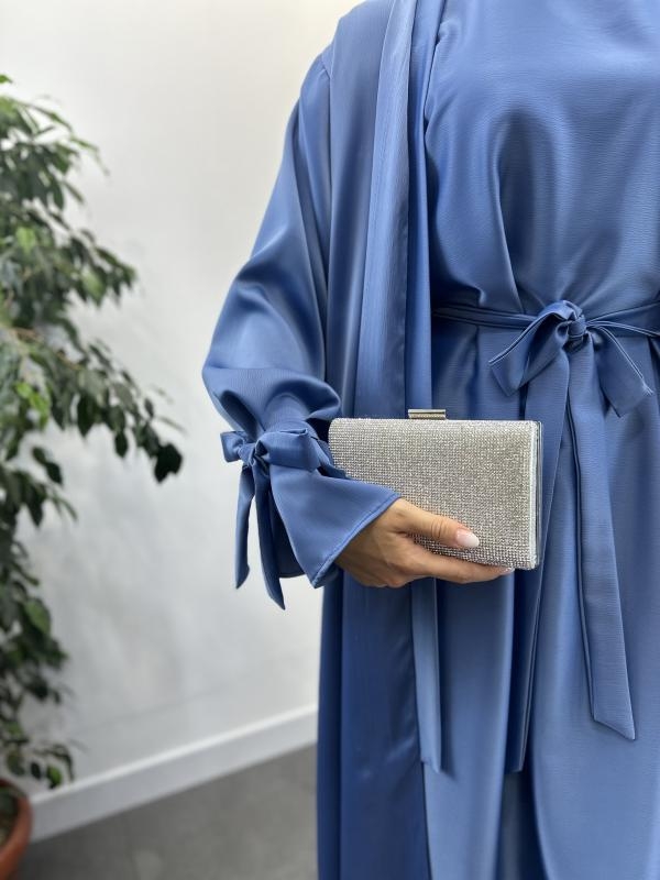 2’Lİ ZARA SATEN ABAYA TAKIM / İÇLİKLİ