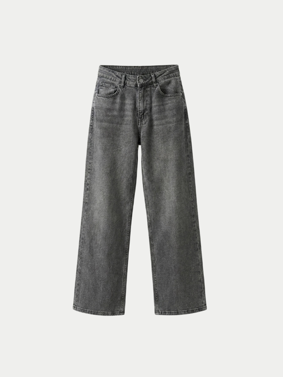 ANTRASİT BOL PAÇA JEAN KOT PANTOLON