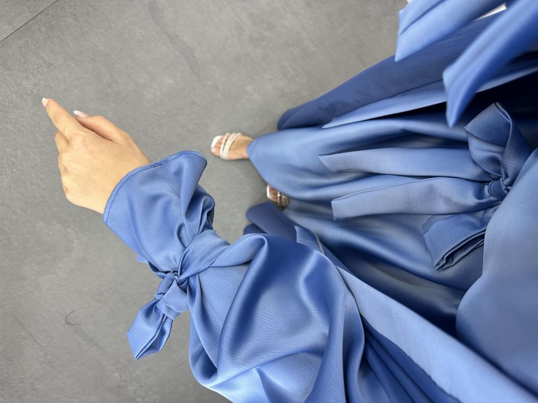 2’Lİ ZARA SATEN ABAYA TAKIM / İÇLİKLİ