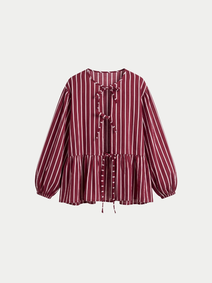 LUCA FIRFIRLI YAZLIK CEKET - BORDO