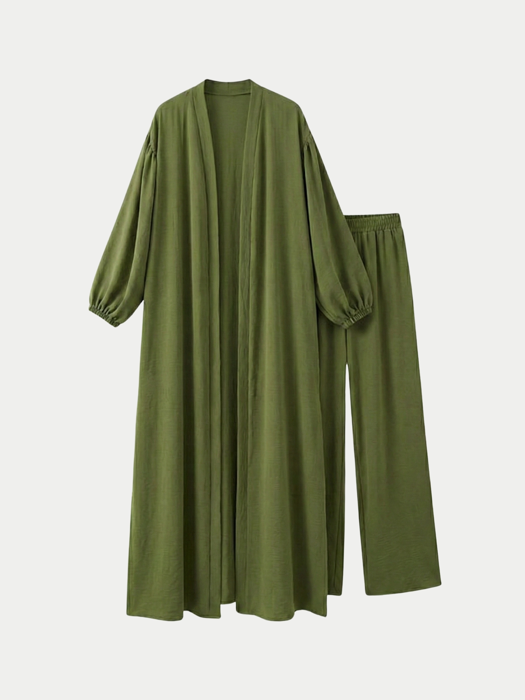 2’ Lİ AYROBİN YIRTMAÇLI ABAYA TAKIM 