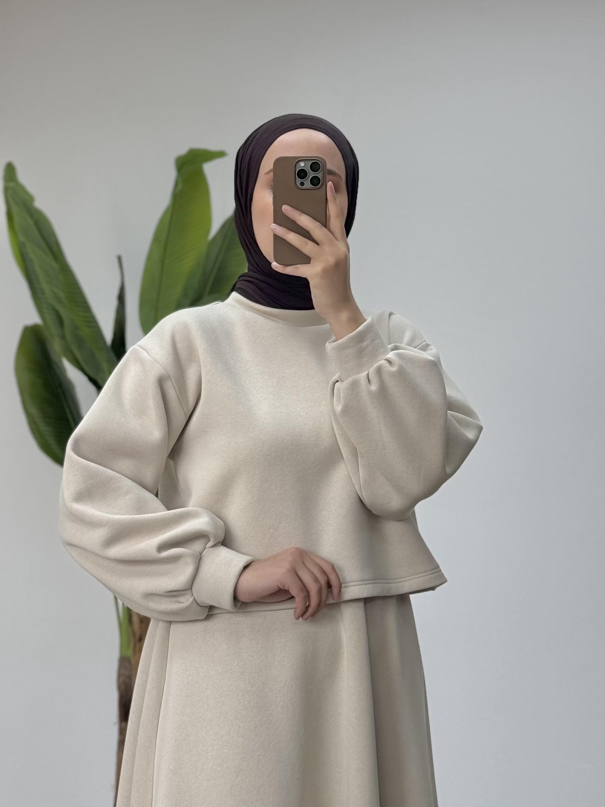 2’Lİ KIŞLIK CROP ETEK TAKIM 