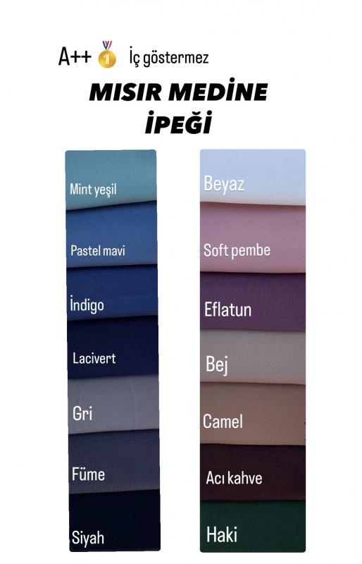 PREMİUM MEDİNE İPEĞİ KOLUCU DETAYLI BLUZ 