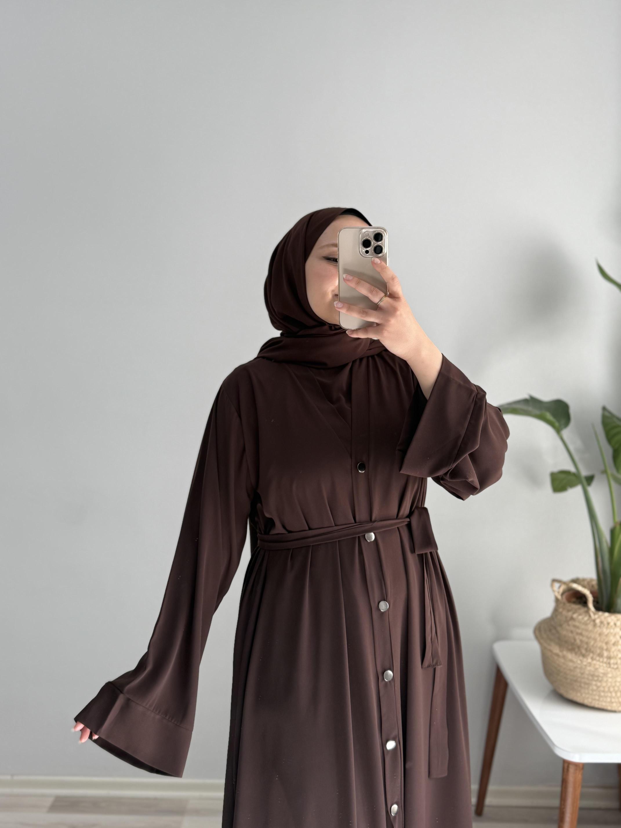 2’Lİ ÇITÇITLI ABAYA TAKIM / İÇLİKLİ