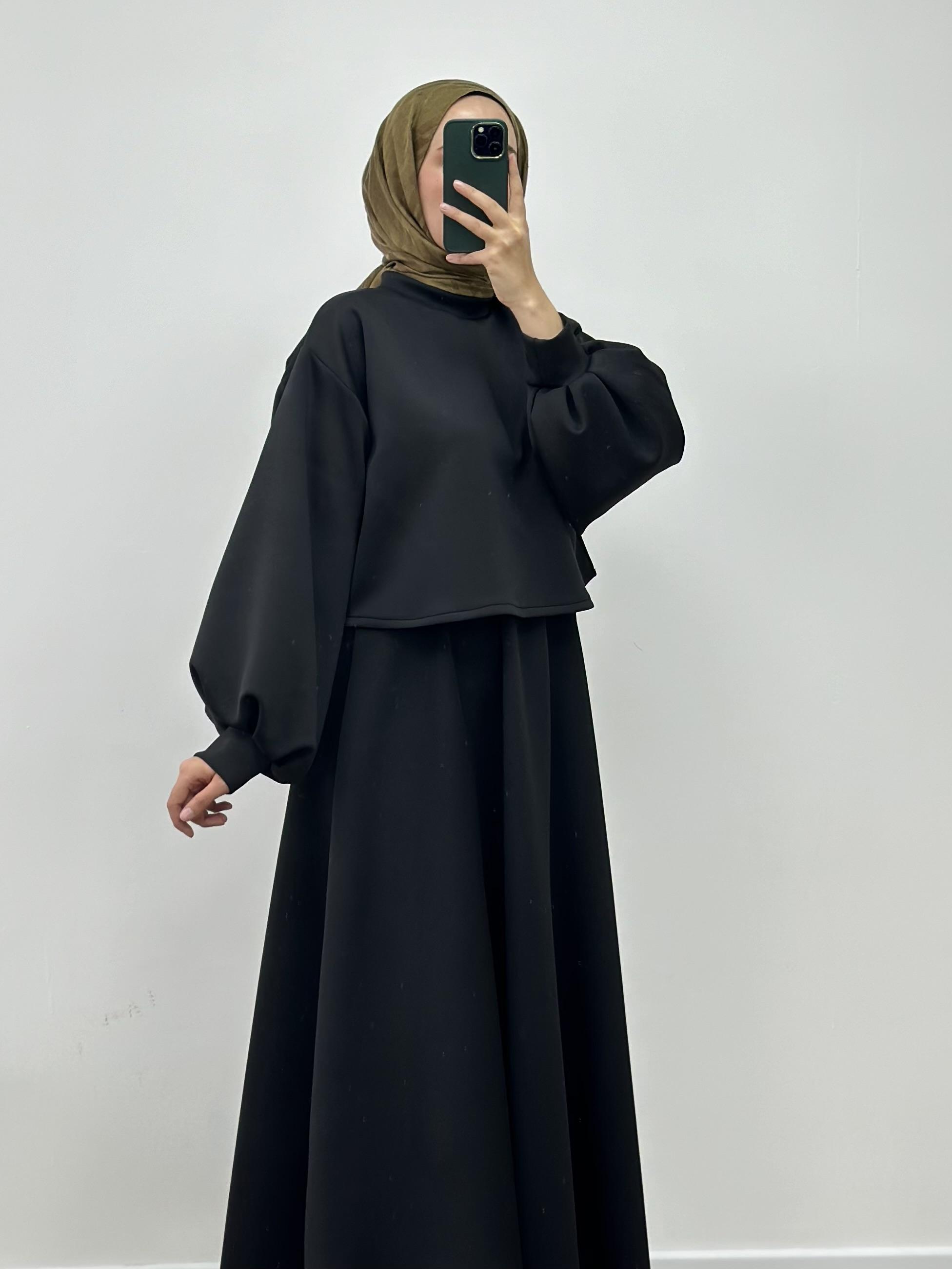 2’Lİ SCUBA CROP ETEK TAKIM