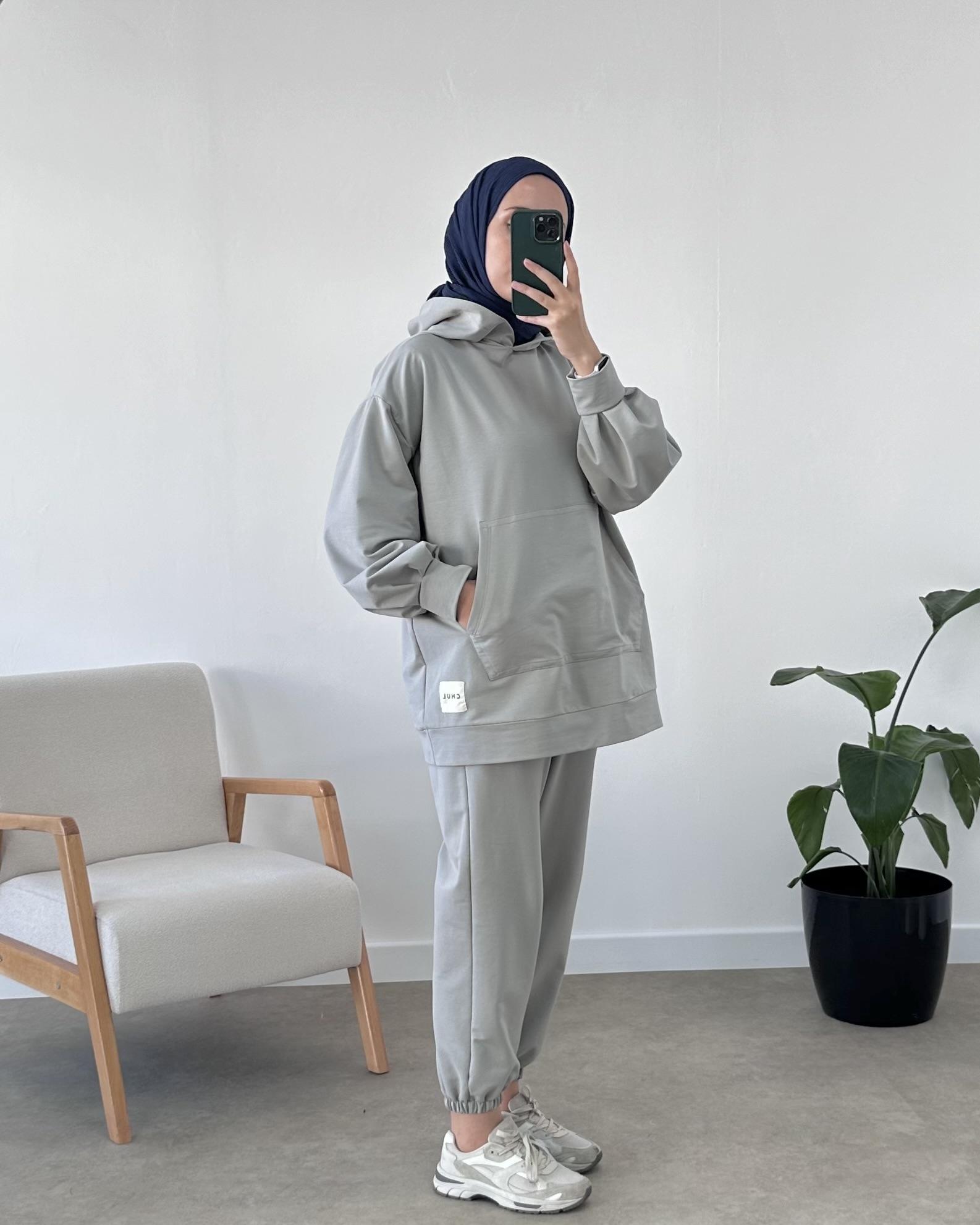 2’Lİ İKİ İPLİK SWEATSHİRT EŞOFMAN TAKIM