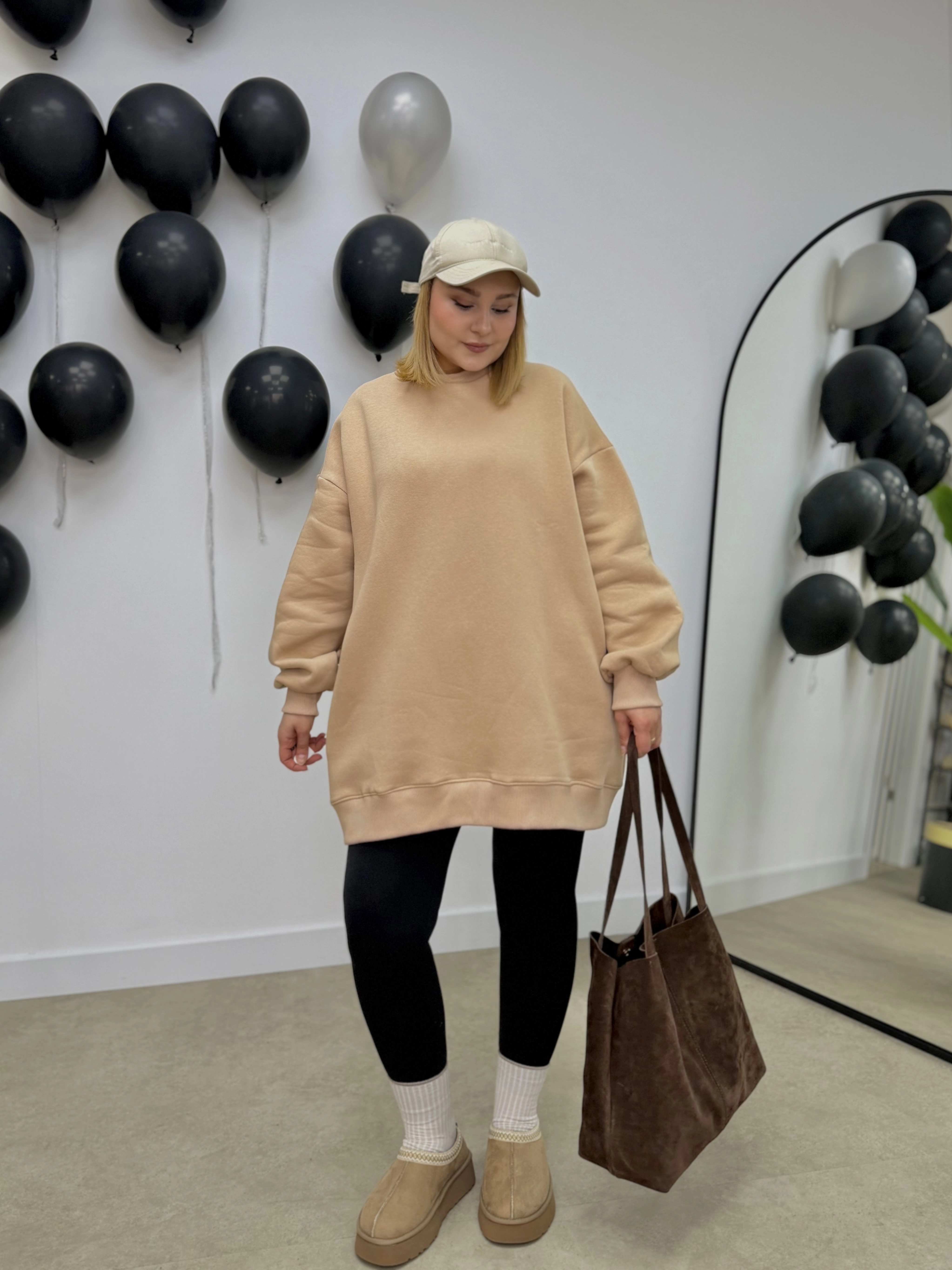 KIŞLIK RİBANALI SWEAT 