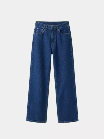 MAVİ BOL PAÇA JEAN KOT PANTOLON
