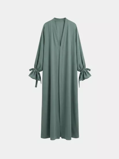 KOL UCU İPLİ ABAYA ÖZEL DİKİM